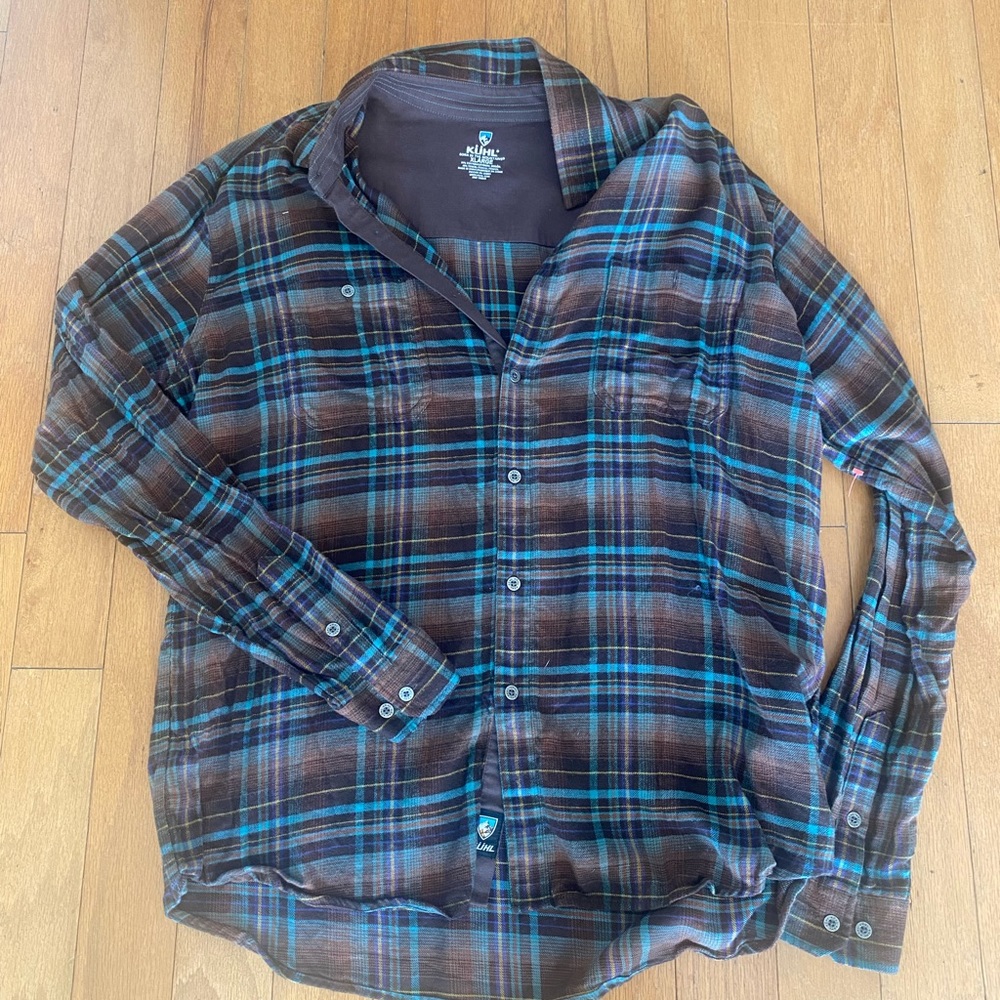 Kuhl XL long sleeve button up flannel